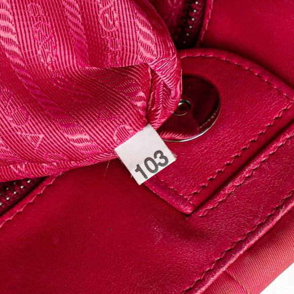 PRADA Pink Leather Shoulder Bag - Picture 9 of 12